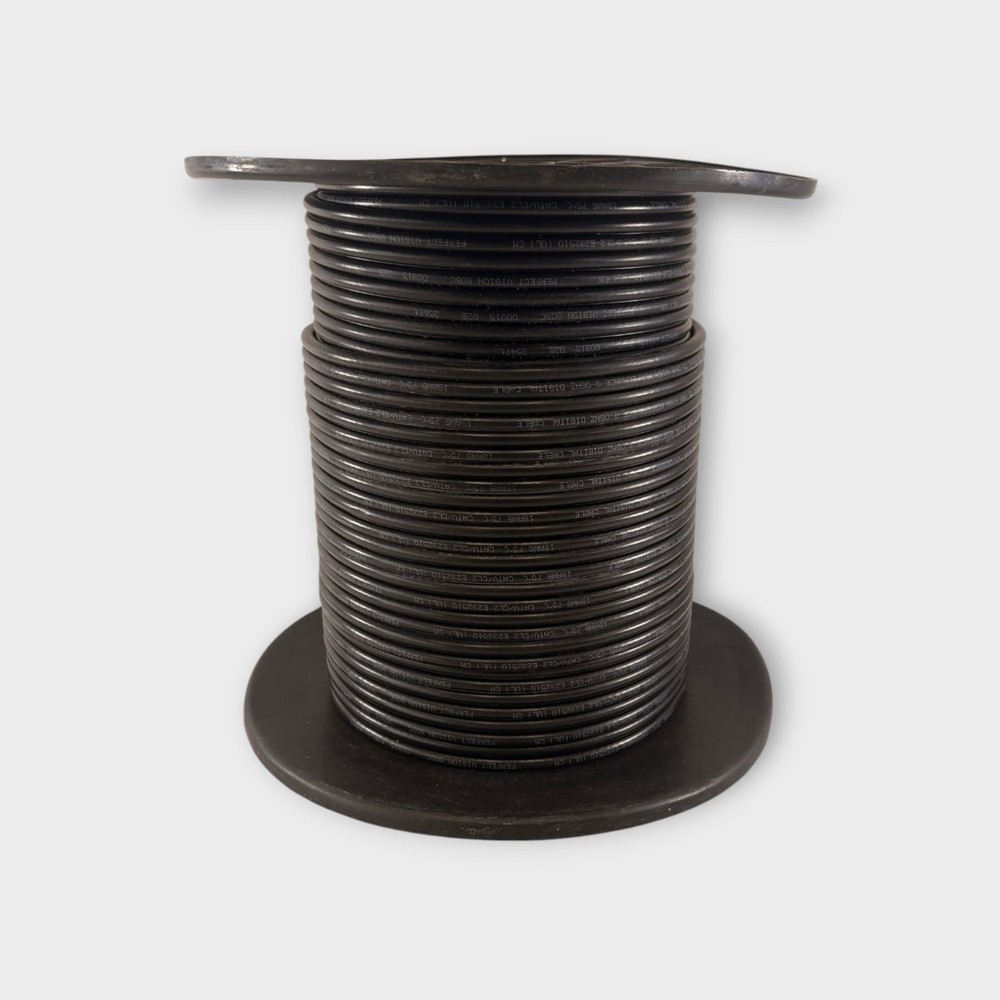 Perfect Vision PV6D2RB Dual RG6 Coaxial Cable DirecTV 75-Ohm 18 AWG 200′ Spool