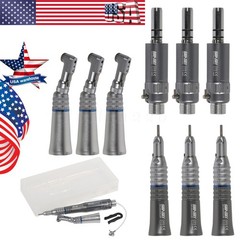 Dental Slow Speed Handpiece Contra Angle/Straight /Air Motor 4Hole NSK Style NEW