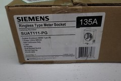 Siemens 135-Amp No Bypass Meter Socket Model Number: SUAT111-PG