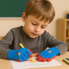 3 Pairs Kids Work Gloves Gardening Gloves Children for 810 Years, Slip…