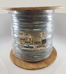 NEW 1000 FT CAROL/GENERAL CABLE 22AWG 2 PAIR GREY COMMUNICATION CABLE