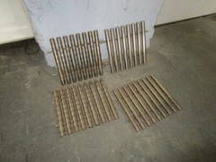 Eriez Magnetics Grate Magnets in Housing, 4 magnet sets, Ingalls Equipment 3341