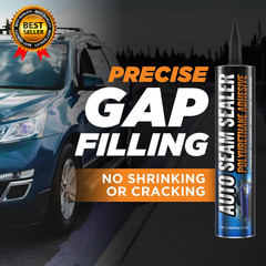 Black 2Pack Professional Automotive Seam Sealer Paintable Quick-Set Polyurethane