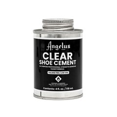 Angelus Clear Shoe Cement, 4oz can (992-04-000)