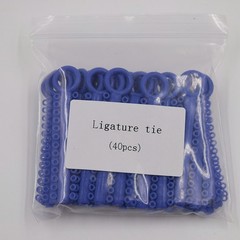 1040Pcs Dental Orthodontic Ligature Ties Elastic Rubber Bands 37 Color To Choice