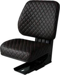 Universal Fit Tractor & Forklift Seat Cover – Comfortable Quilted Leather Design