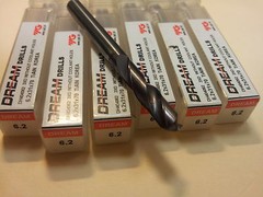 6.2MM CARBIDE DREAM DRILL WITHOUT COOLANT HOLES 3XD