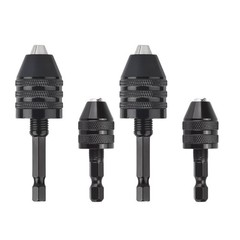 4Pcs 1/4-inch hex shank Versatile Conversion Drill chuck for 0.3-6.5 mm/3.6 mm