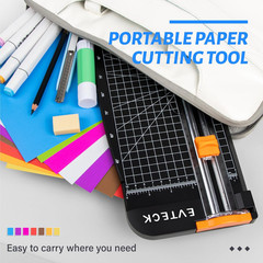 Paper Cutter Trimmer 12in A4 A5 Photos Craft Tool Safe Portable Non-Slip DIY Plu
