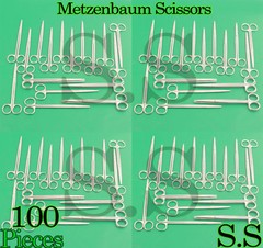 100 Metzenbaum Scissors 6″ Straight Surgical Instruments