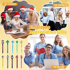 20 Sets Funny Employee Appreciation Gifts Bulk Funny Animal Thank You Ballpoi…