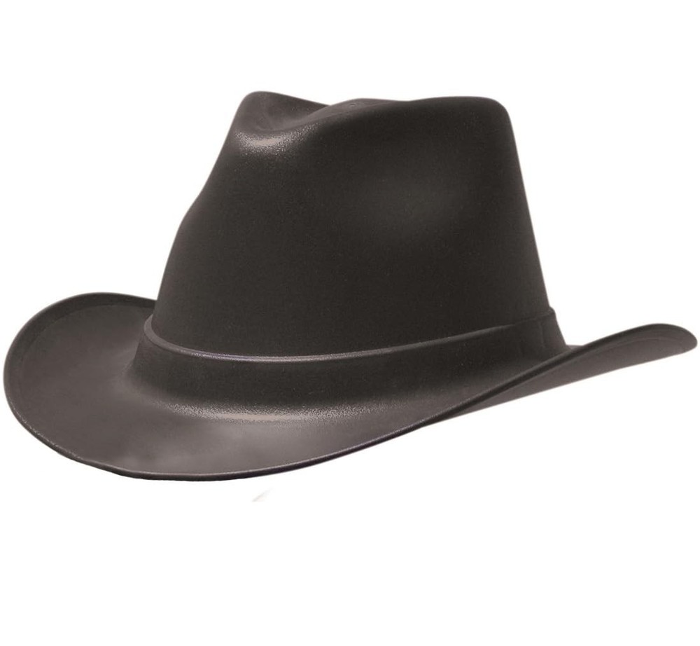 OccuNomix VCB200-06 Vulcan Cowboy Style Hard Hat with Ratchet Suspension, Bla…