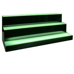 31″MultiColor LED Lighted Liquor Bottle Display 3 Tier for Home Commercial Bar