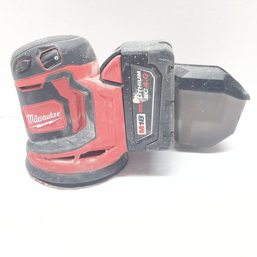 MILWAUKEE 2648-20 M18 5″ RANDOM ORBIT SANDER WITH XC4.0 BATTERY (CMP127564)
