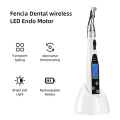 AZDent Dental -Endodontic Cordless (LED) Endo Motor 16:1 Contra Angle Handpiece