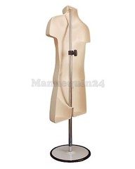 Flesh Kids’ Mannequin Torsos -Set Child Toddler Dress Forms +2 Hangers & 1 Stand