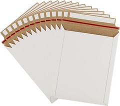 Rigid Flat Photo Mailer 6×8 9×11.5 Document Envelopes Cardboard Self Seal 350GSM
