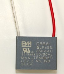 5UF 350V Ceiling Fan Capacitor 1 year warranty