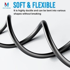 MICTUNING 18 Gauge Wire 30FT 2 Conductor Electrical Wire, 18 AWG Wire Stranded P