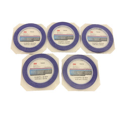 3M Vinyl Tape 471+ 1/4 in x 36 yd 06405 Indigo- Lot 5 Rolls New