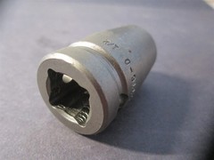 Apex (5116) 1/2″x 1/2″Drive 1-1/2″ OAL 12 Pt. Standard Tapered Impact Socket
