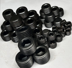 55PCS NPT PIPE PLUGS ASSORTMENT KIT 1/16″ 1/8” 1/4” 3/8” 1/2” END CAP STEEL