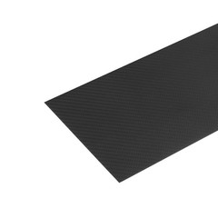 Carbon Fiber Sheet 250×100×0.5mm Matte Surface Twill Weave Panel Sheet