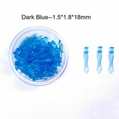 40Pcs/Box Dental Plastic Diamond Wedges Interdental Matrix Gap Diastema Adaptive