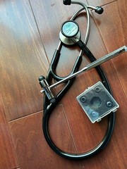 Professional Cardiology Stethoscope With Neurological Hammer