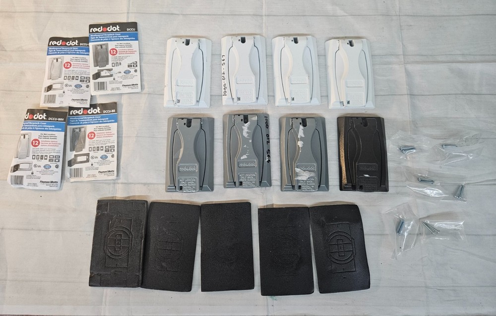 Lot 8 Red Dot DCCU Duplex Cover Metal Mounts HDlot#3