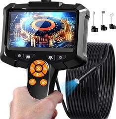 16.5ft 1080P HD Borescope Camera, IP67 Waterproof with 8 LED Lights