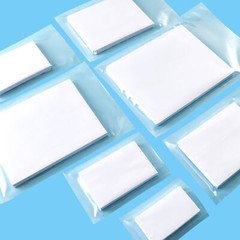100x Flat Clear Polyethylene Chamber Vacuum Seal Food Bags Open Top Bags 4″ x 6″