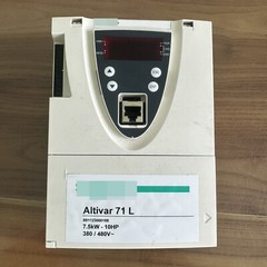 1pieces Used Schneider Altivar71L Inverter ATV71LU75N4Z 7.5KW 380V Fast Ship