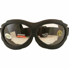 Birdz Eyewear – The Buzzard – Motorcycle Goggle Fits Over Glasses Clear Lens