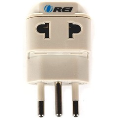 US to Brazil Plug Adapter – Type N Travel Adapter for Brazil – Universal 2 in…