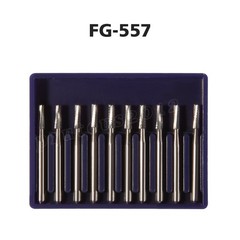 100 FG 557 Carbide Dental Burs High Speed Handpiece Friction Grip Drill Bits