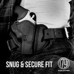 1791 GUNLEATHER Taurus Judge Holster – OWB Leather Revolver Holster for Z Fra…