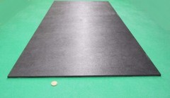 Black ABS Sheet 3/8″ (.375″) X 24″ X 48″ Haircell Textured One Side