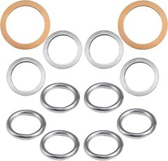 12-Piece Differential and Transfer Case Crush Washer Gasket Kit, Including Oil D