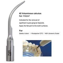 For Satelec ACTEON Suprasson P5 Newtron Ultrasonic Scaler Handpiece Piezo Tip H3