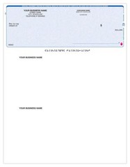 Business Checks / QuickBooks & Microsoft Money / Laser Top Check / Style IND-LQA