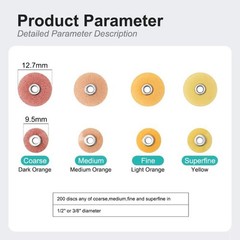 Dental Soflex Coarse Medium Superfine Fine Composite Finishing Polishing Discs