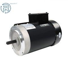 Electric Motor 2 HP 3 Phase 56C Frame 1800 RPM TEFC 230 / 460 Volt new