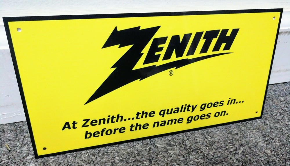 Zenith TV Radio Sign