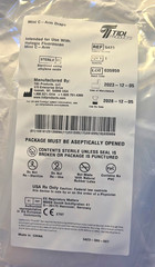 Lot of 5 Tidi Mini C-Arm Drapes – Mini C-Arm Drape – REF 5423