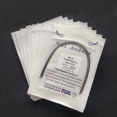 Dental Orthodontic Super Elastic NITI Arch Wires Round Natural Form Arcs Wire