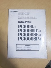 Komatsu PC1000-1 PC1000LC-1 PC1000SE PC1000SP Excavator Shop Manual Revision