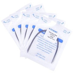 AZDENT Dental Orthodontic Rectangular Arch Wires Stainless Steel Natural Form