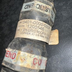 DRESSER PA Compression Coupling 1.375 X 1.125 PE Polyethylene to Copper Gas Pipe