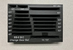 South Bend 9 B/C Standard 14 Gear Set